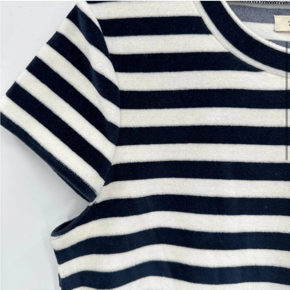 🔶 Madewell Navy and White Mini Dress 🔶 - Picture 6 of 7